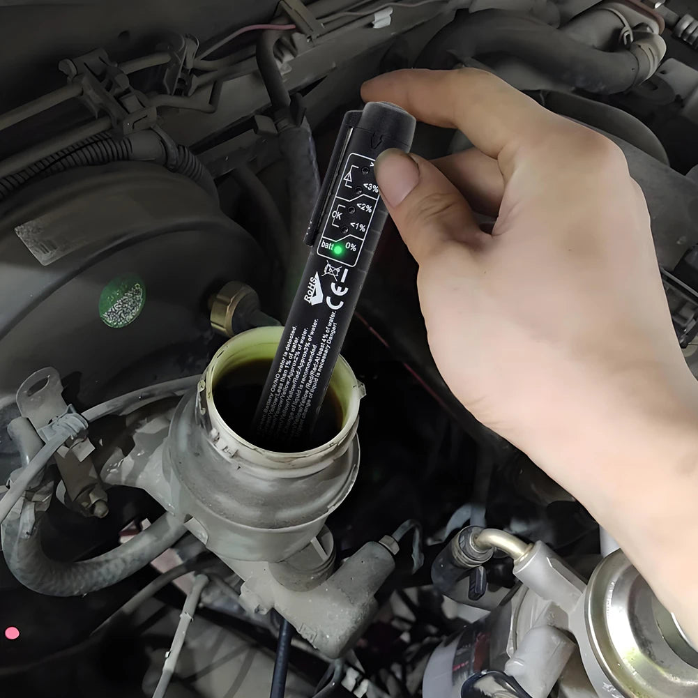 Accurate Oil Quality Diagnostic Tool 5 LED Indicator Car Brake Fluid Tester Oil Quality Detector Car Vehicle Auto Testing Tool