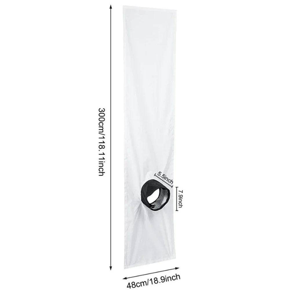1PCS 200/300CM AirLock Window Seal For Portable Air Conditioner For Tumble Dryer Flexible Cloth Sealing Plate Window Seal
