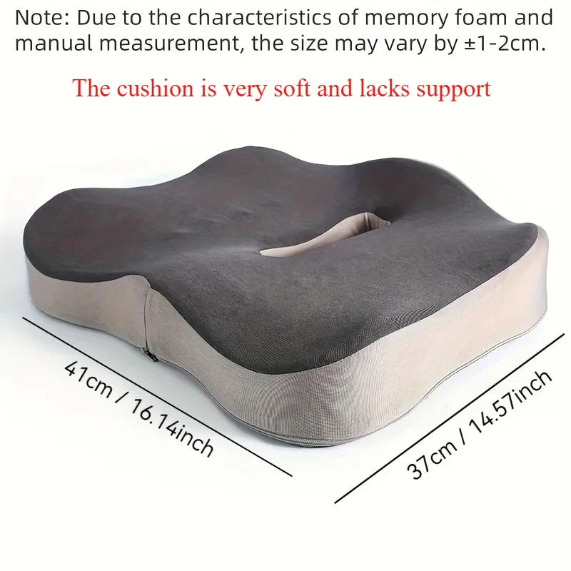 1pc Support Cushion,Upgraded Office Sitting Aid, Student Cushion, Integrated Seat Cushion,Suitable for Office, Driving, Home