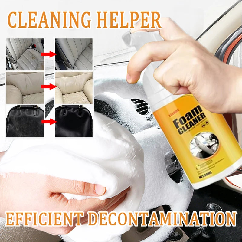 Multi-purpose Foam Cleaner Cleaning Agent Automoive Car Interior Home Foam Cleaner Home Cleaning Foam Spray Cleaners\'[;\
