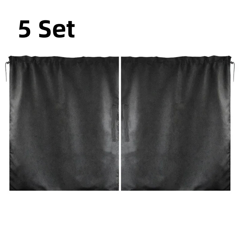Car Privacy Curtains Universal Car Divider Curtain Between Rear Seat Auto Blackout Curtains Car Sun Shades Side Window Covers