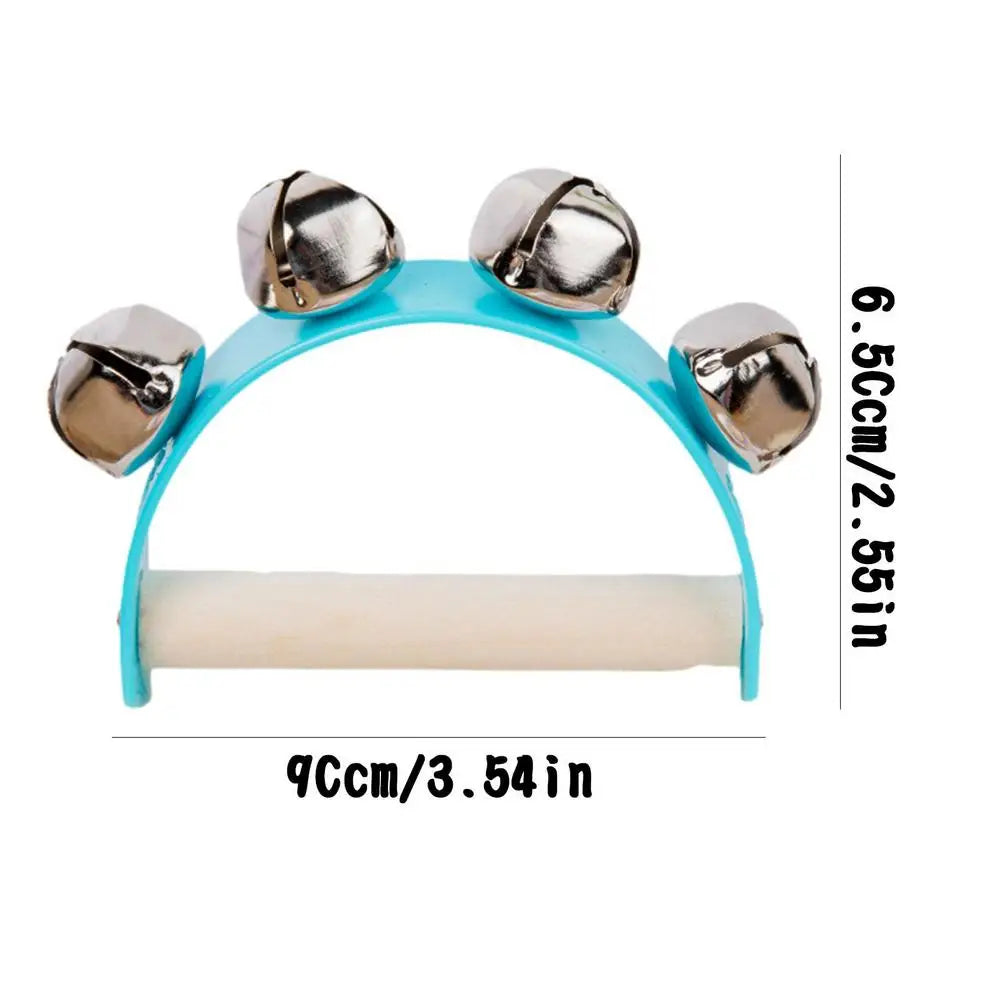 Baby Hand Jingle Bells Hand Sleigh Bells Handheld Musical Instrument Bell Toys Gifts For School Home Daycare Centre