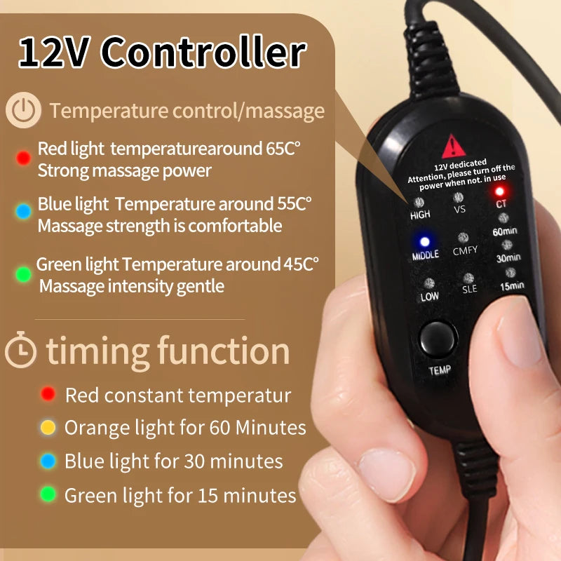 Electric Heated Facial Mask Red Light Facial Massager Relieves Facial Muscle Relaxation Hot Compress Anti-fatigue
