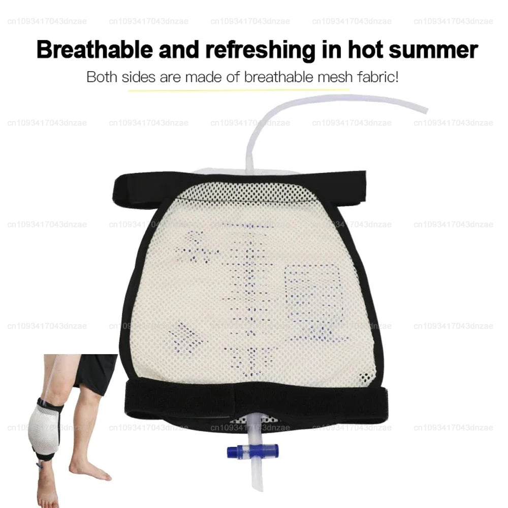 1pc Urine Collection Elastic Urine Bag Bind Leg Holder Walkable Drainage Strap External Bag Catheter Stabilization Device