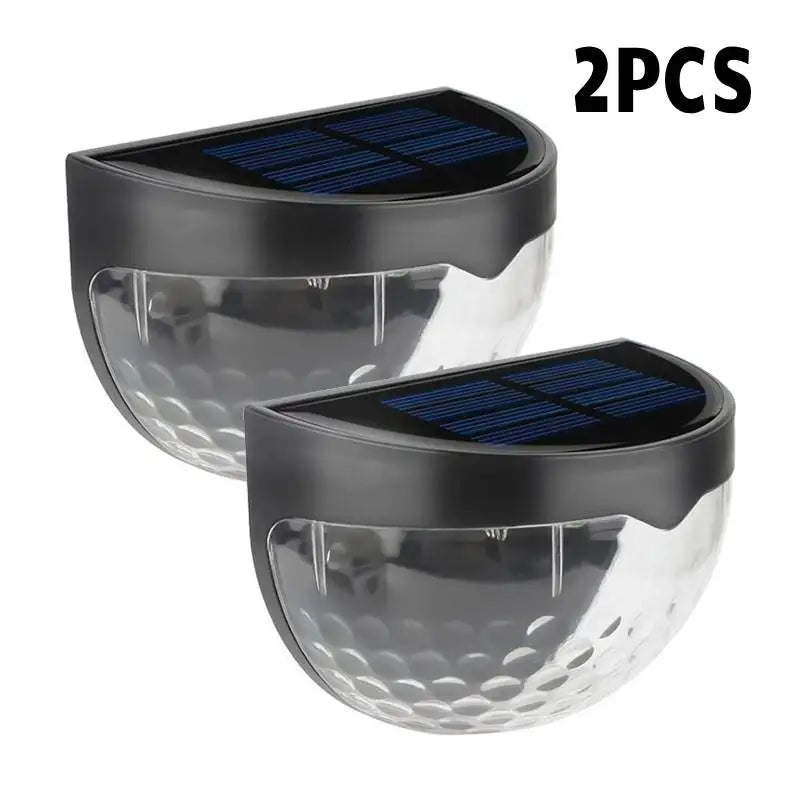 6-18pcs Solar Powered LED Wall Lights Door Fence Light Outdoor Garden Lamp Lights