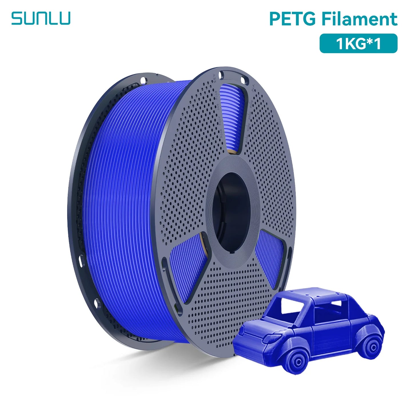 SUNLU PETG 3D Printer Filament 1.75mm High transparency White Color Tolerance+/-0.02mm for DIY gift printing fast shipping
