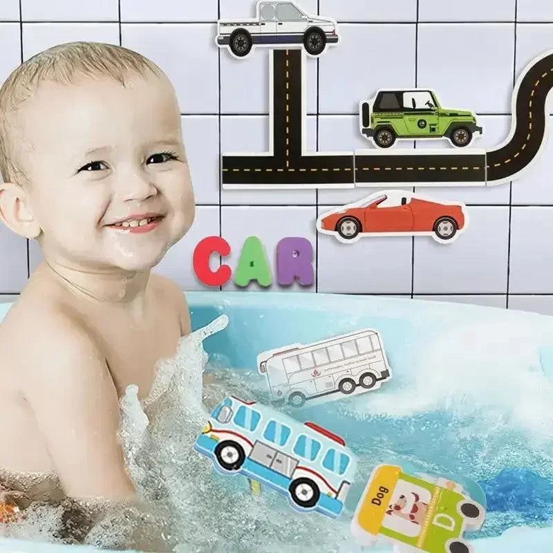 Children Bath Toys Foam Fun Floating Toy Letters Numbers Baby Early Educational Toy Bathroom Bathtub Game for Kids Gifts TMZ