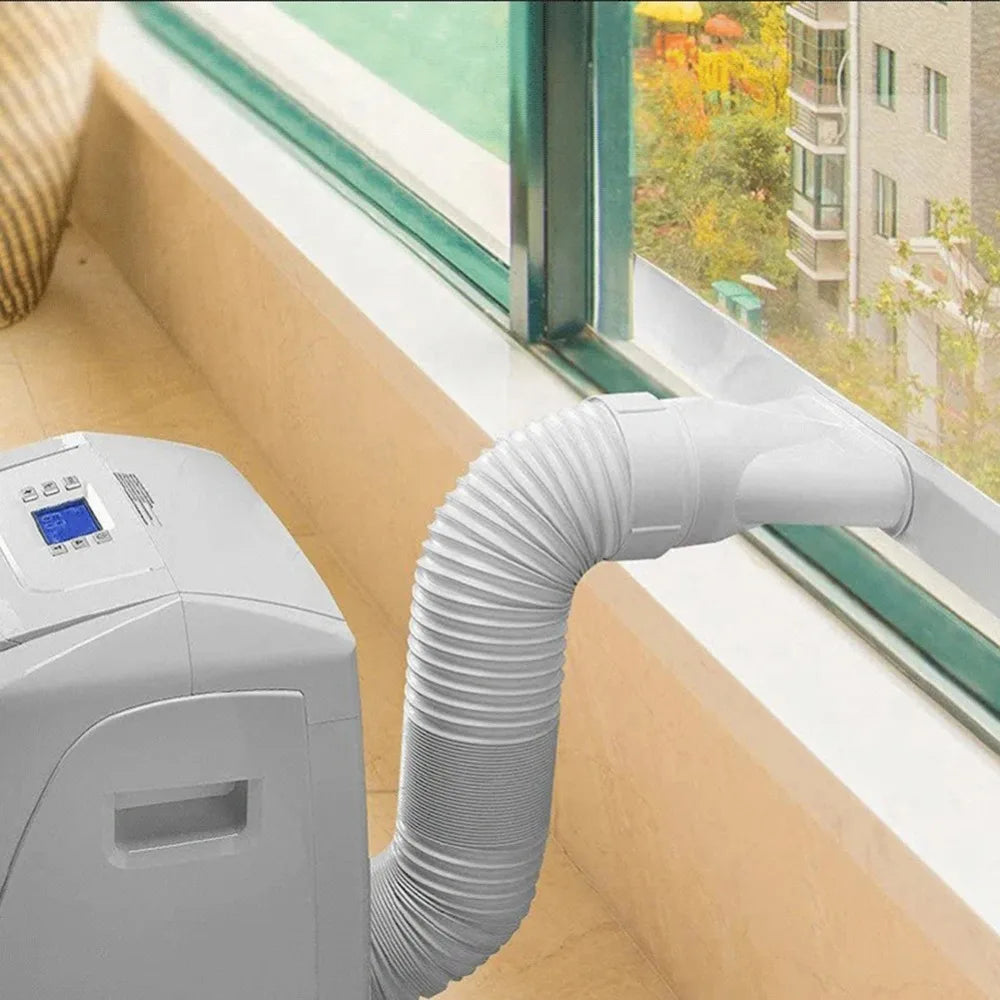 Flexible Universal Portable Air Conditioner Exhaust Pipe Stretch PAC Vent Extension Duct Hose Replacement Vent Accessory
