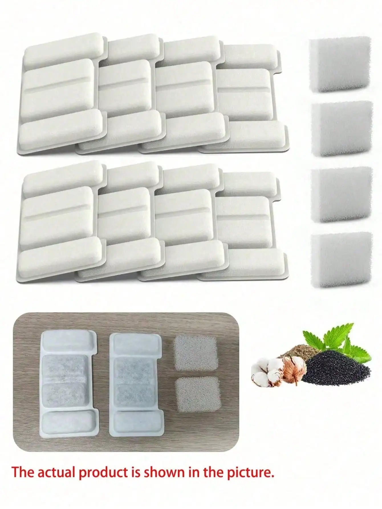 Pet Water Fountain Filter Bags, Compatible With 74.36Oz/2.2L, 2.8L/94.64Oz, 3.2L/108.2Oz Stainless Steel Cat Water Fountains,