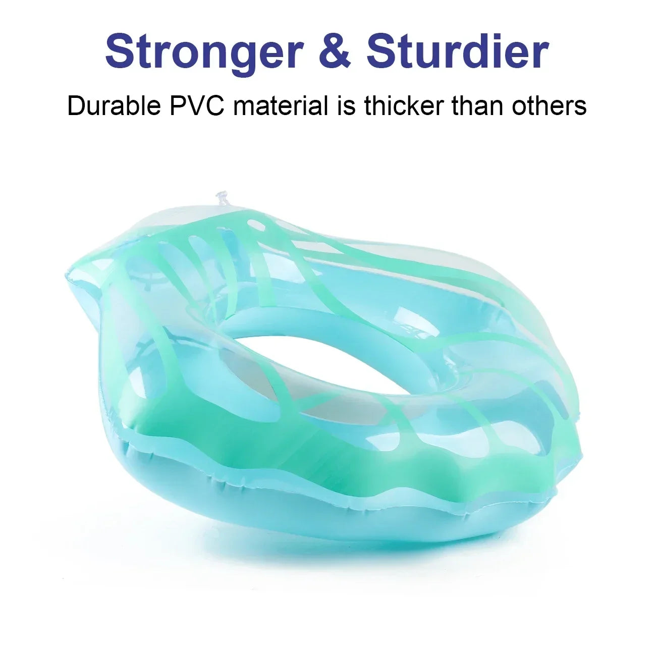 1PC Piece Of Shell Shaped Thickened Pool Float, Simple Floating Ring For Adults In Summer, Suitable For Beach Parties