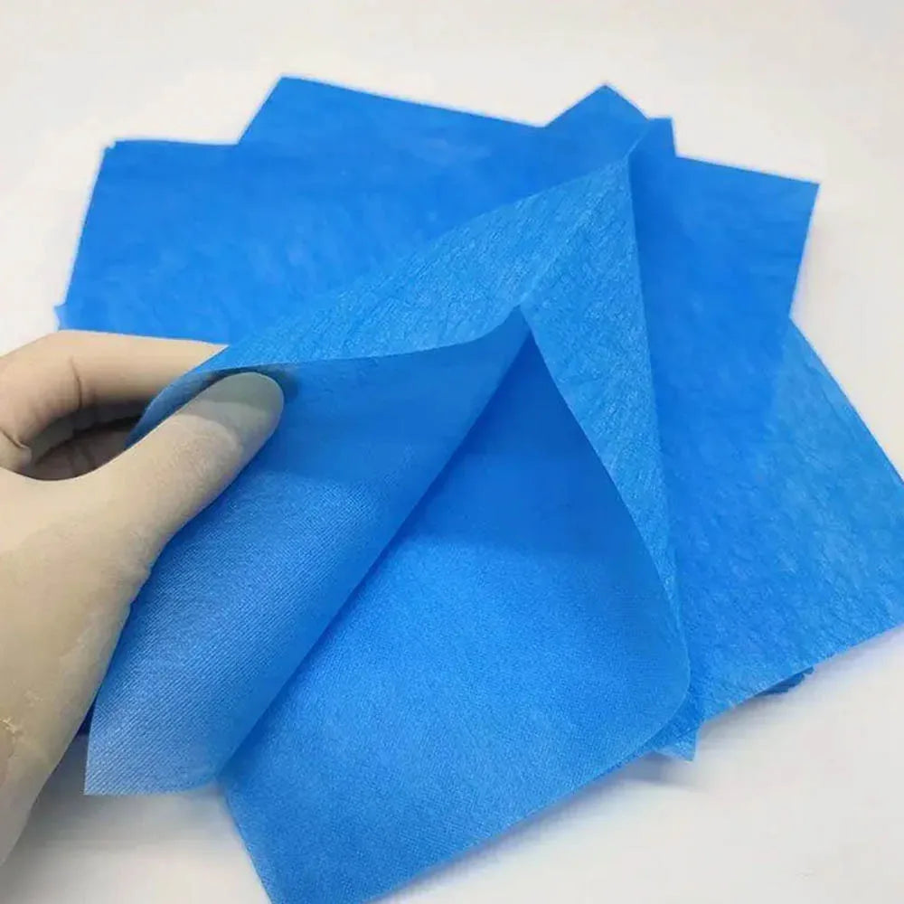 40pc/Bag 50x60cm Disposable Surgical Drapes Surgical Sheet Blue Surgical Towel Non-woven Sterile Waterproof Sheet