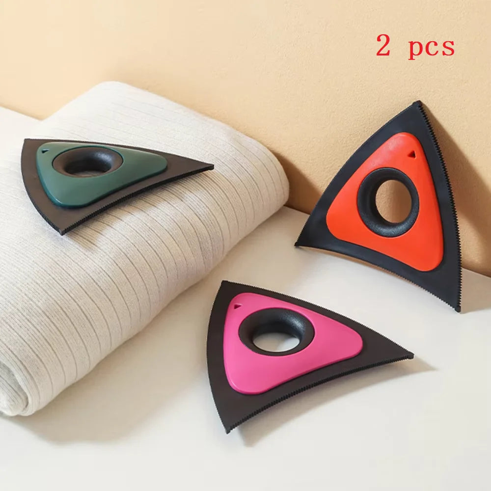 Pet hair remover, cat and dog bed hair remover brush, household carpet and sofa triangular hair adhesive