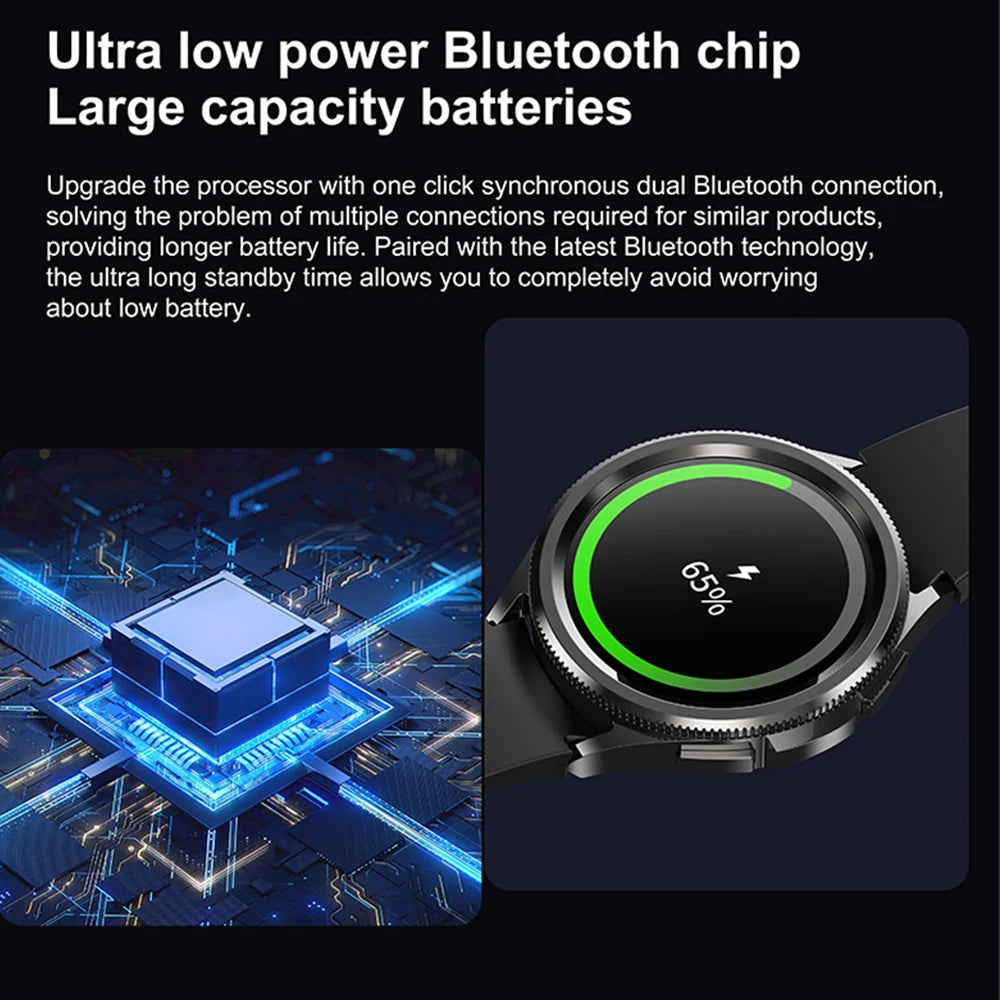 2025 New Smart Watch 6 Men's Outdoor Sports 100+ Sport Modes IP68 Waterproof Watch AMOELD HD Screen Smartwatch Android IOS