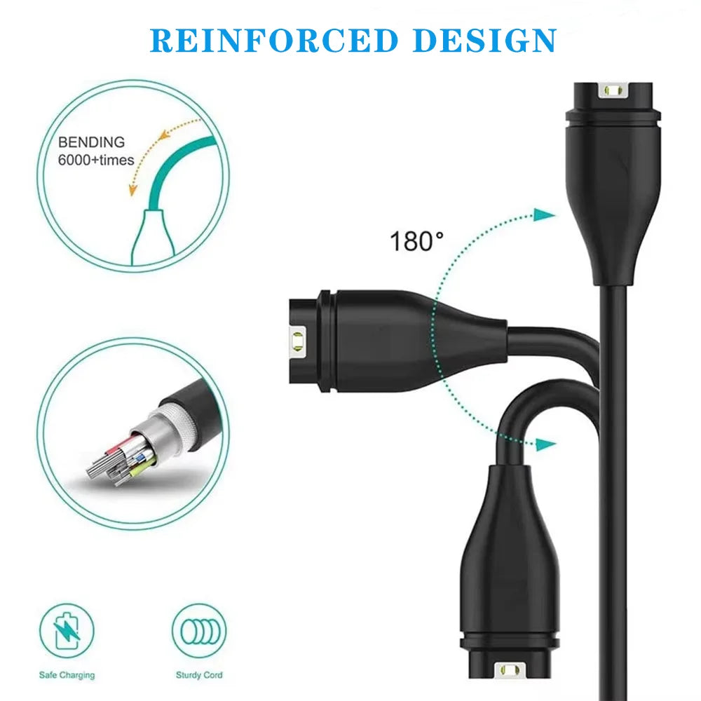 Charger for Garmin Approach S10 S12 S40 S42 S50 S60 S62 S70 Smart Watch Replacemnet Charging Cable