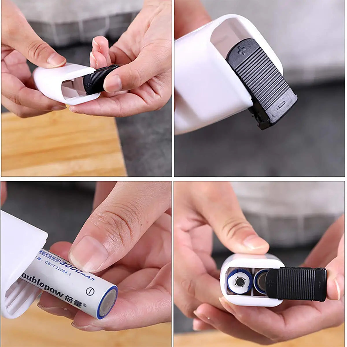 Electric Milk Frother Handheld Battery Powered Coffee Foam Maker Mini Whisk Mixer for Latte Cappuccino Egg Hot Chocolate