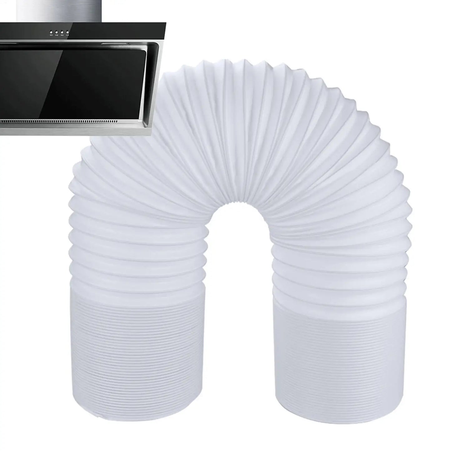 Portable Air Conditioner Hose  150/130mm Diameter Anti-Clockwise Thread,Length up to 300mm AC Hose for Tent RV Window Outdoor