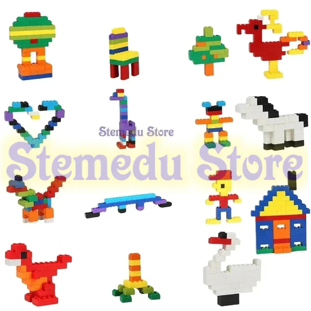125/250g Building Blocks Bulk Lot Pack Sorted By Color Bricks Block Plate Toys Small Particles Bulk Compatible LeDUO