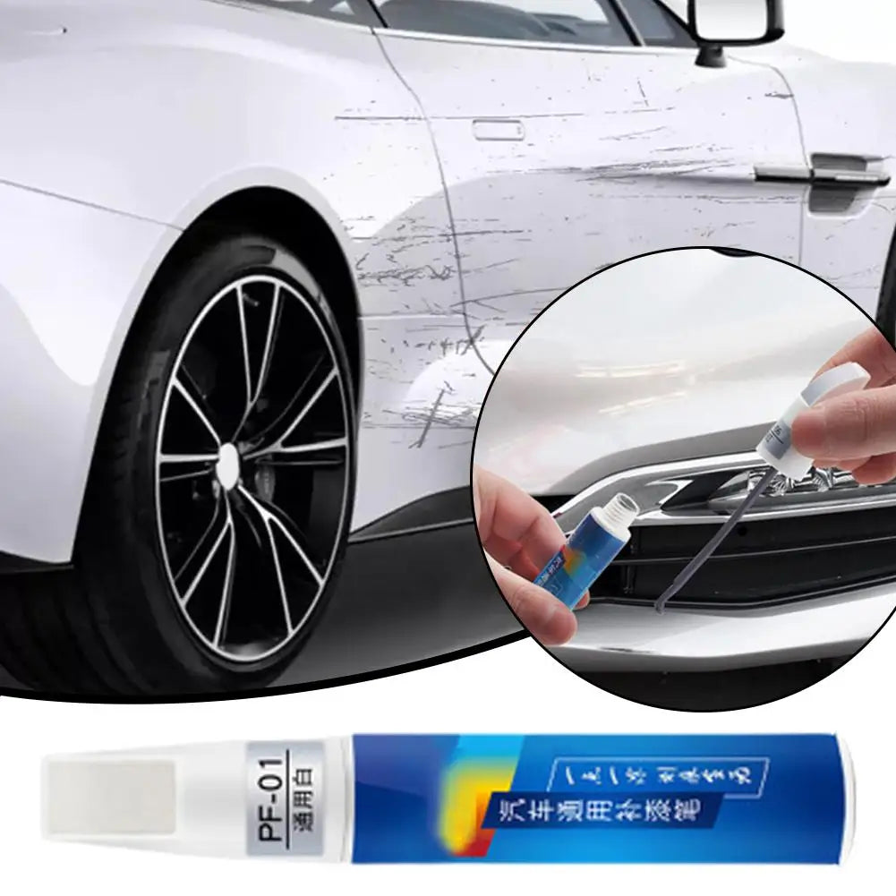 12ml Scratch Repair Paint Car Touch-up Pen Scratch Mark Blue Color Repair Gray Car Silver Pen Match Red Matte Paint Black P V7T3