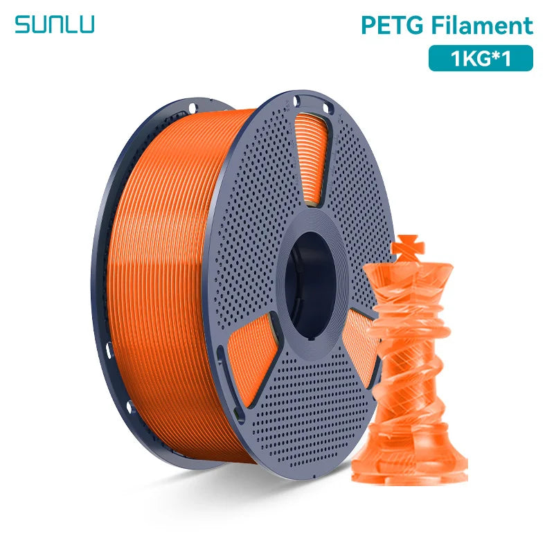 SUNLU PETG 3D Printer Filament 1.75mm High transparency White Color Tolerance+/-0.02mm for DIY gift printing fast shipping