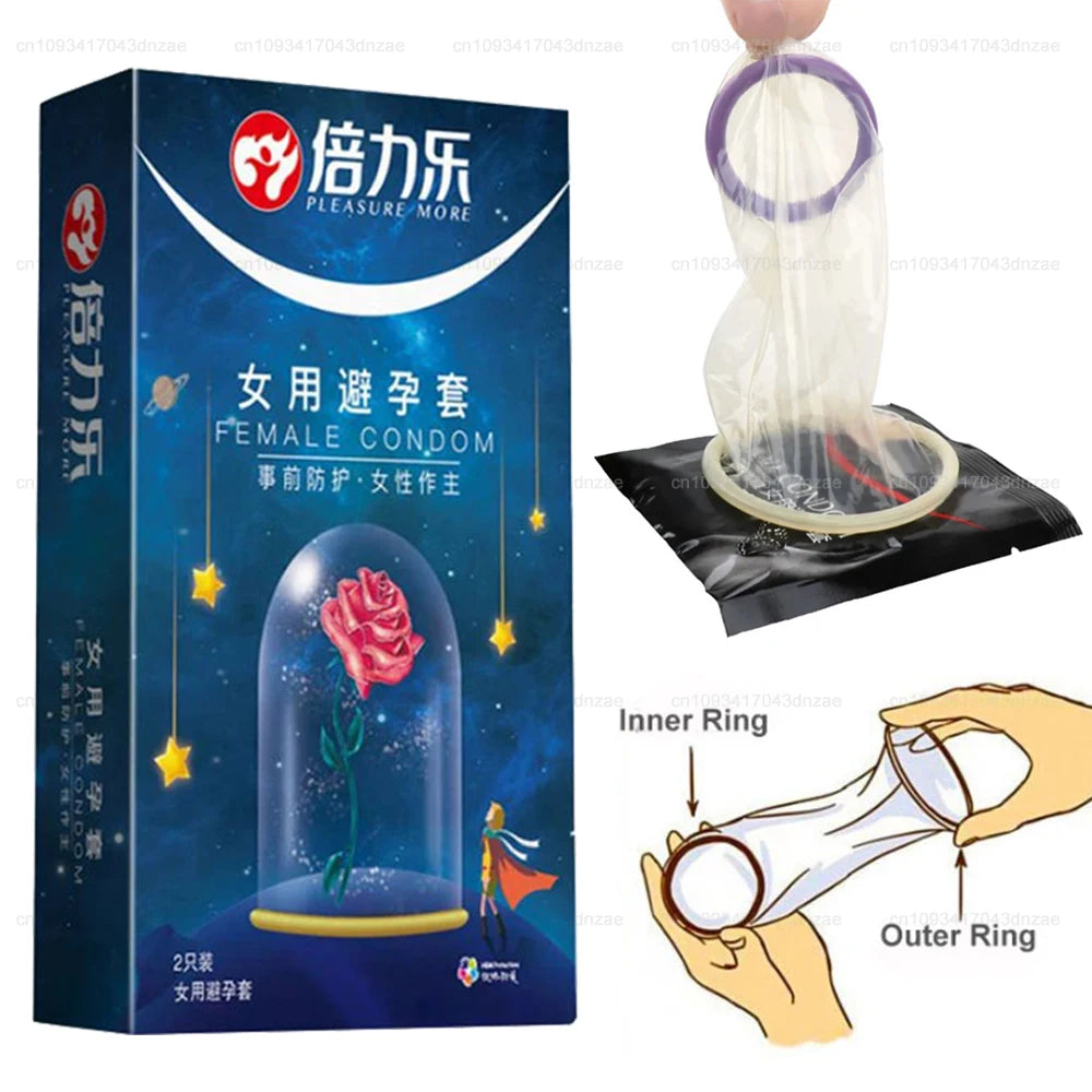 2/4/6PCS 75mm+ Big Condoms Adult Sex Toy Rubber Latex Condoms G Spot Stimulate Men Long-lasting Penis Sleeve Safer Contraception