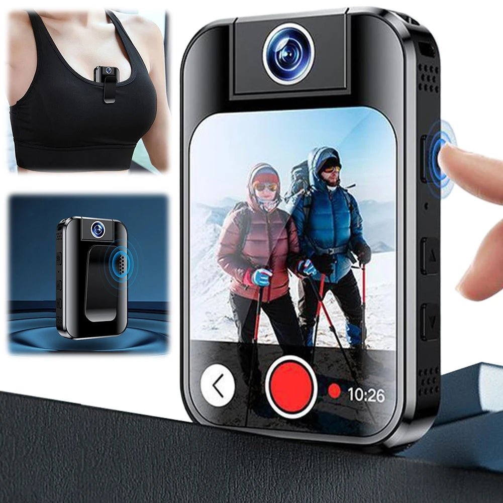 Back Clip Camera Rotating Lens Wifi Sport Camera Touch Screen Vlog Action Camera for Photography Beginners