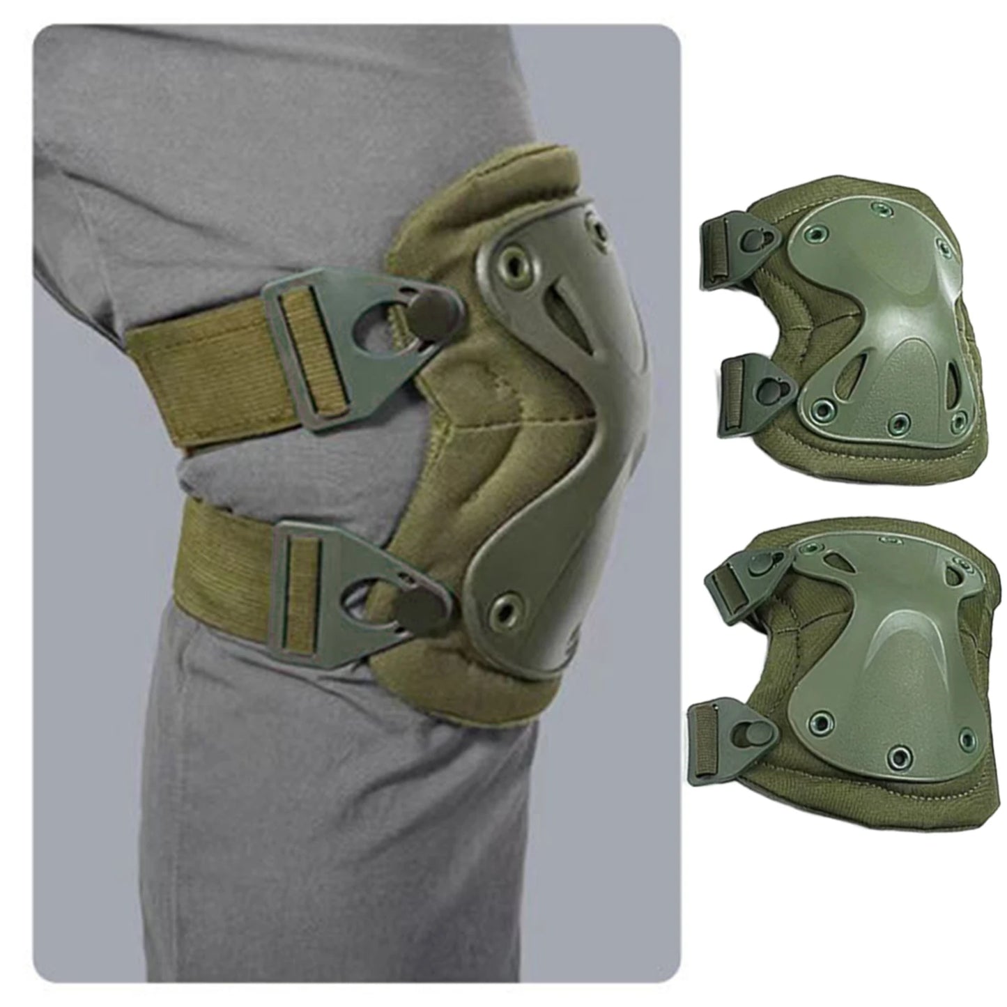Military Tactical Knee and Elbow Pads Set G3 G8 Frog Suit Gear Insert Armor for Airsoft Army Fans Outdoor Sports