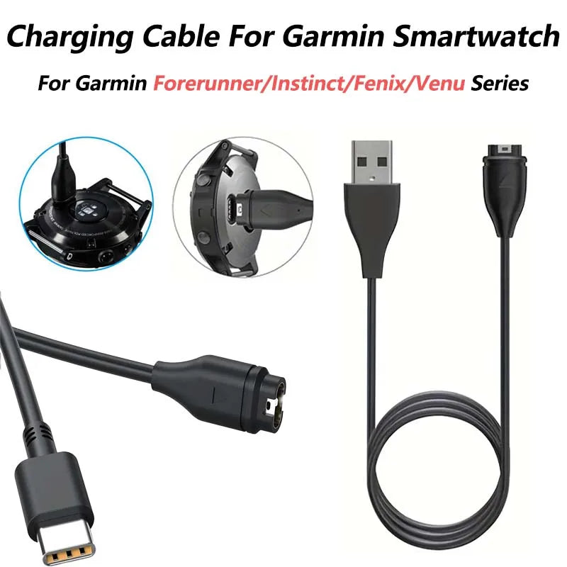 Charger for Garmin Approach S10 S12 S40 S42 S50 S60 S62 S70 Smart Watch Replacemnet Charging Cable