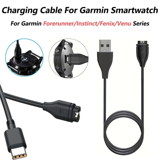 Charger for Garmin Approach S10 S12 S40 S42 S50 S60 S62 S70 Smart Watch Replacemnet Charging Cable