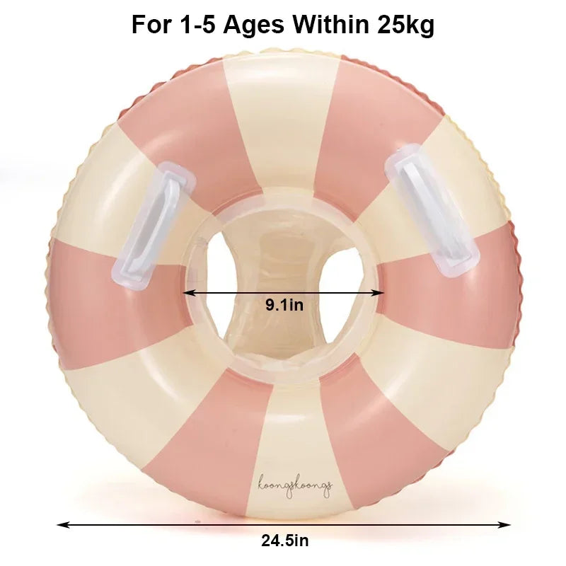 Rooxin Pool Float Baby Swim Ring Tube Inflatable Swimming Seat Ring For Kid Child Swimming Circle Beach Water Play Equipment