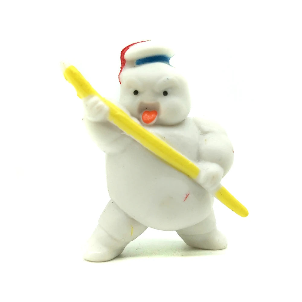 8pcs cute Vintage Ghostbusters 3 Stay Puft Marshmallow Man Sailor Action Figure Toy Doll