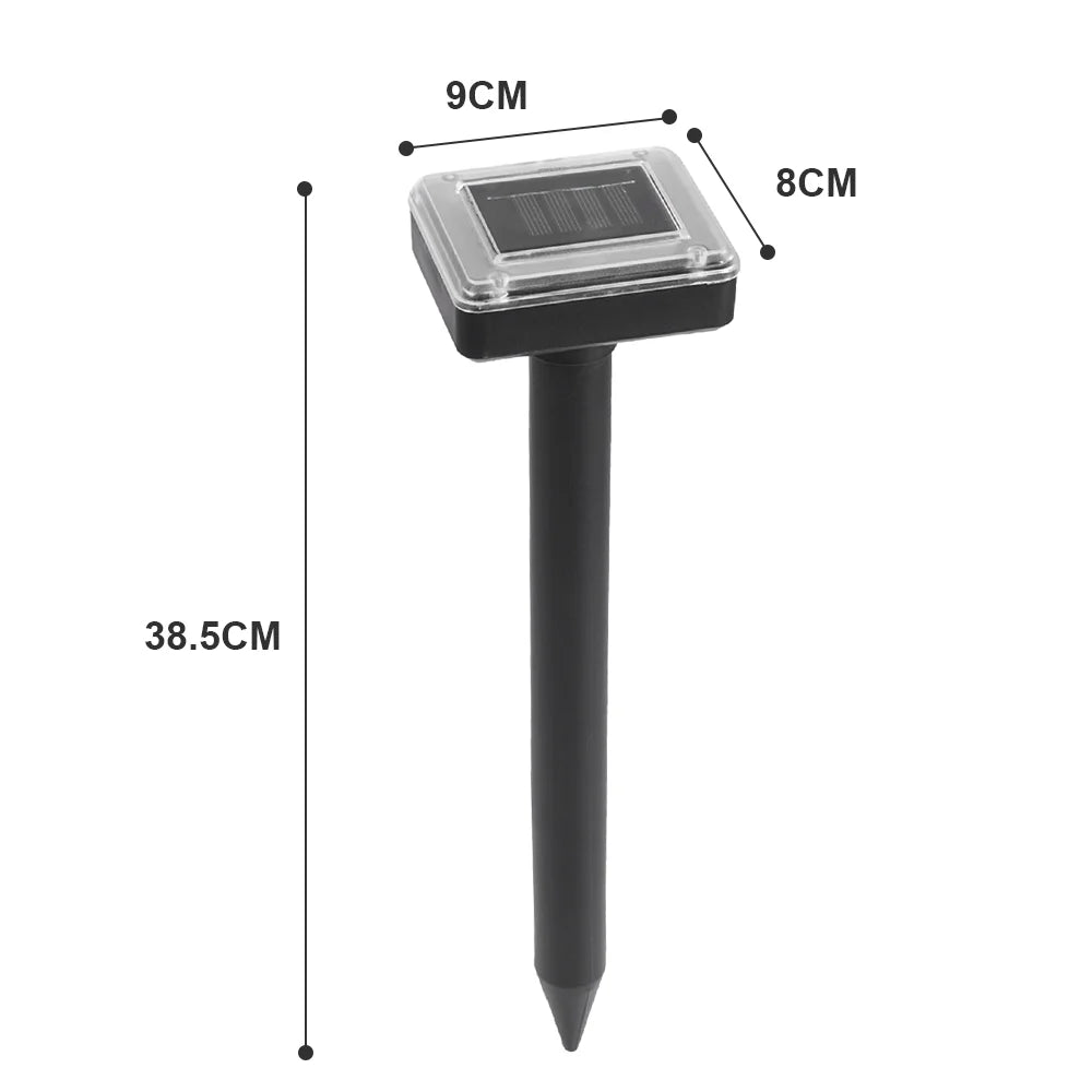 2-20PCS Garden Snake Repeller Ultrasonic Solar Powered Snake Pest Repellents