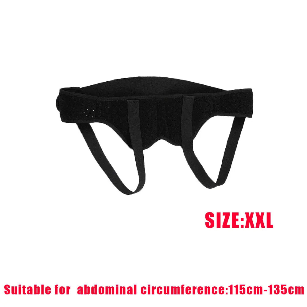 1Pcs Hernia Belt Truss for Inguinal or Sports Hernia Support Brace Pain Relief Recovery Strap with 2 Removable Compression Pads