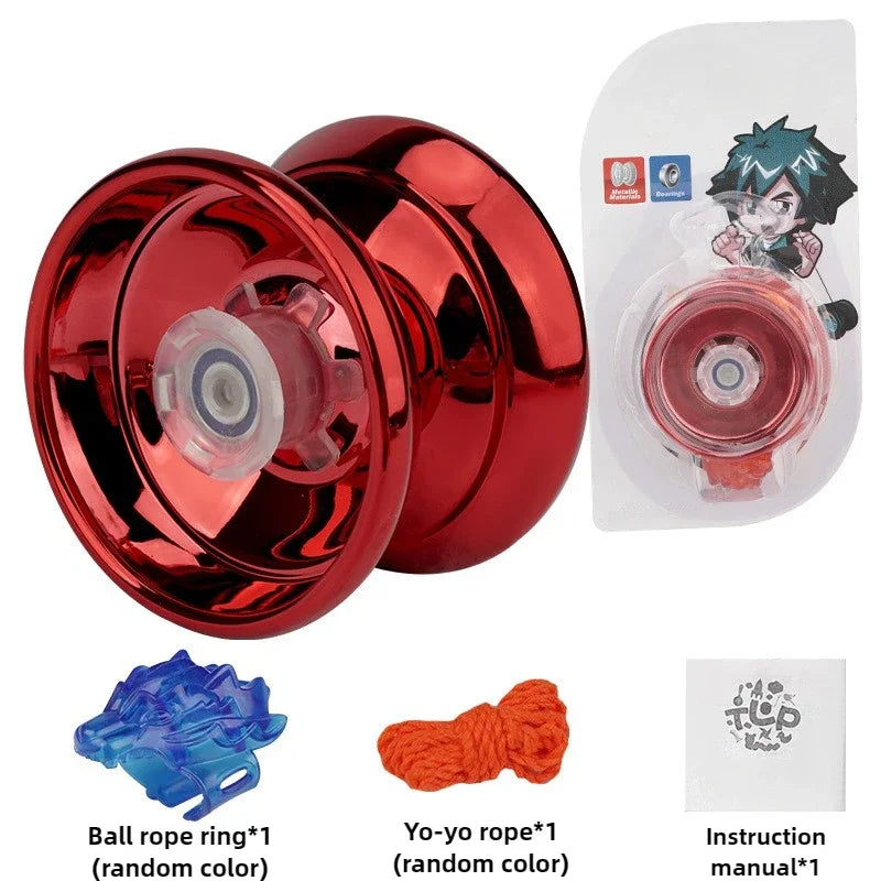 Children Beginners Professional Aluminum Metal Yoyo Ball Competitive Yoyoball for Adult Kids Yoyoyoball with Accessories