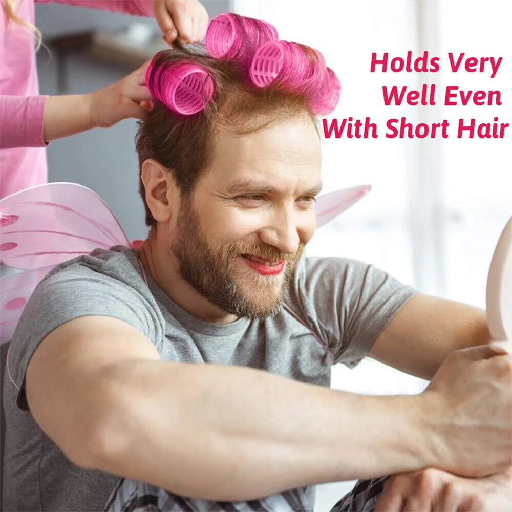Hair Curlers Rollers Hairdressing Curlers Hair Rollers Cling Self Grip