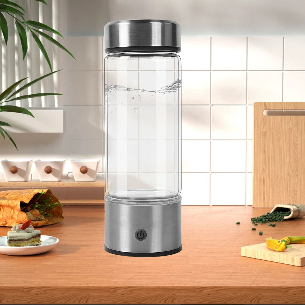 450mL Hydrogen Rich Generator Water Maker Cup Bottle Ionizer Maker Water Bottle
