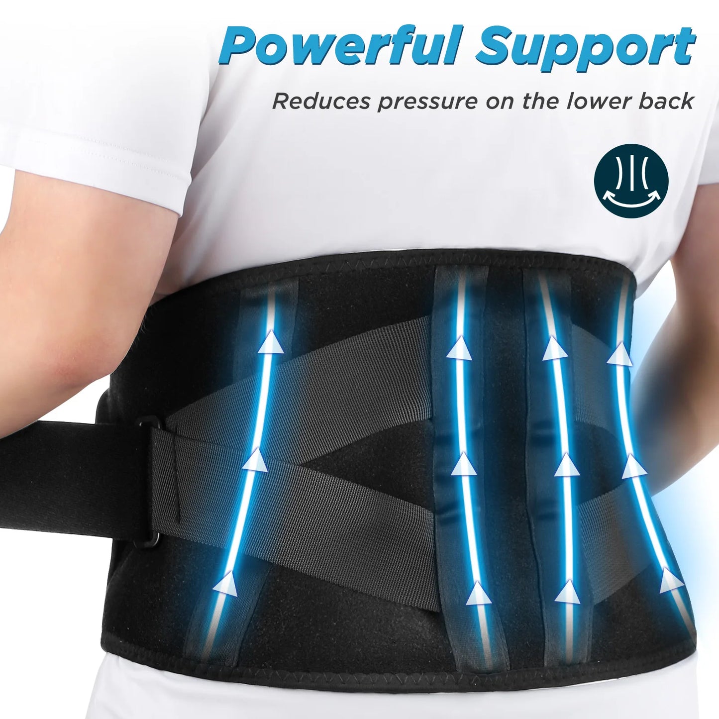 Cordless Heated Vibration Massage Belt Infrared Waist Massager Lumbar Support Decompression Back Brace Muscle Relax Relieve Pain