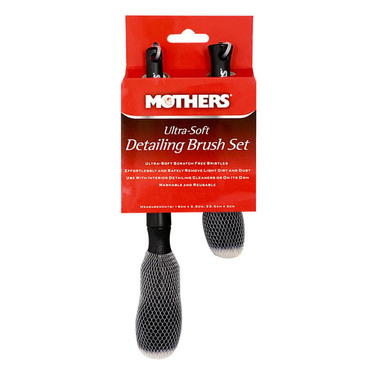 Mothers Ultra-Soft Detailing Brush Set Interior Dash & Vents