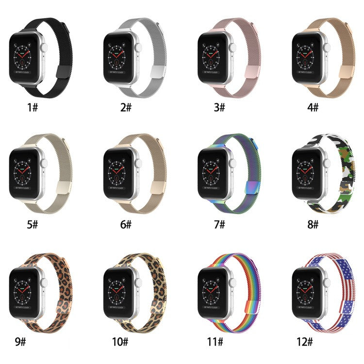 For Apple Watch Stainless Steel Strap iWatch Ultra Series 8 7 6 3 SE 38/40/41/42/44/45/49mm