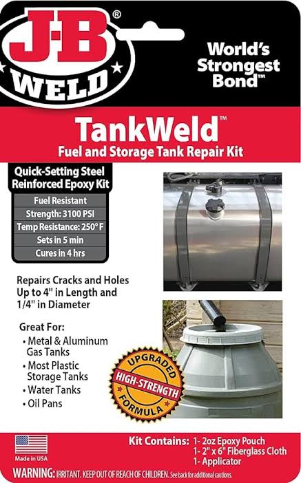 JB Weld Fuel Metal Tank Repair Kit TankWeld JB2110