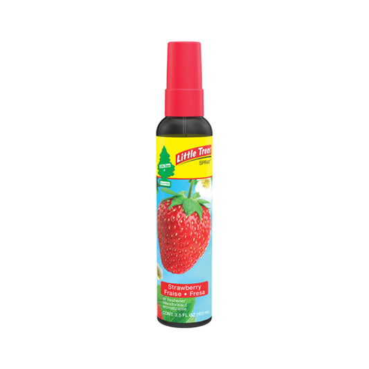 Little Trees Pump Spray - Strawberry 103ml - Car Home Office Air Freshener