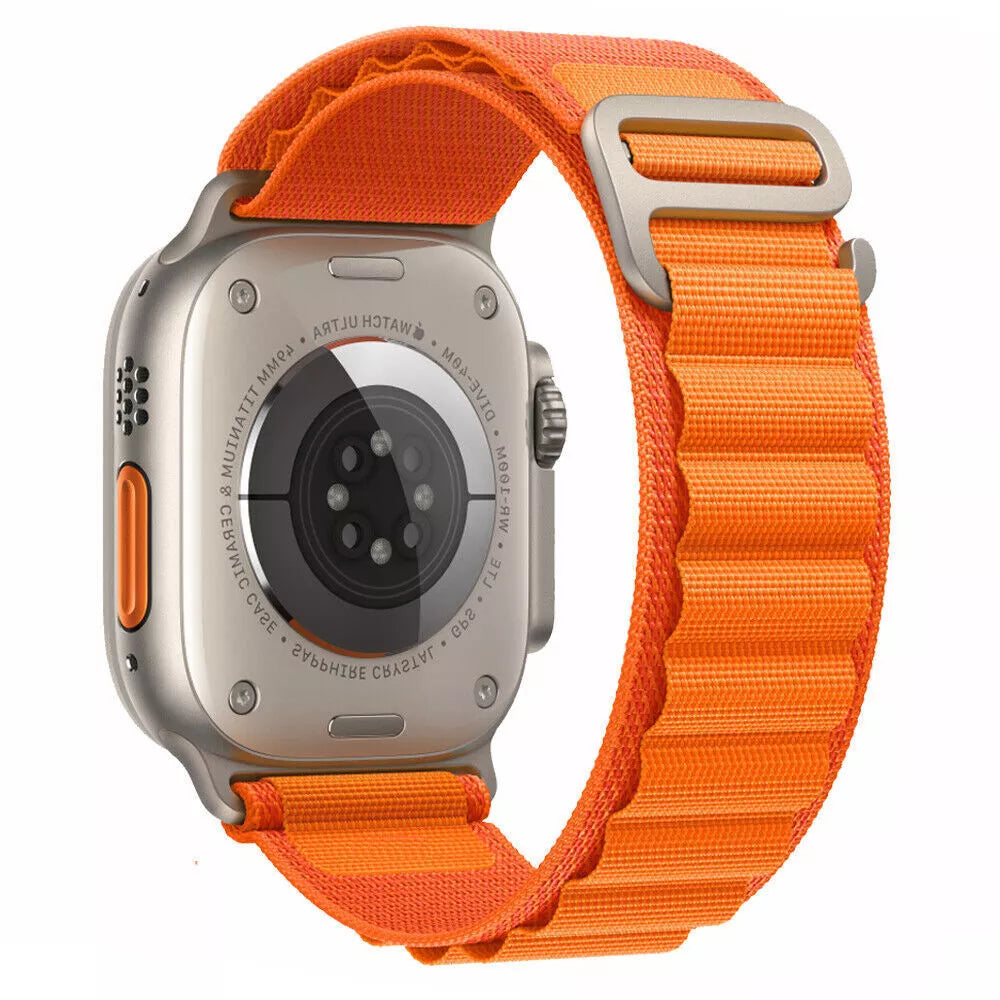 Compatible Alpine Loop Nylon Sport Strap for Apple Watch Series 10, 9, 8, 7, 6 & Ultra 2 – 44/46/49mm