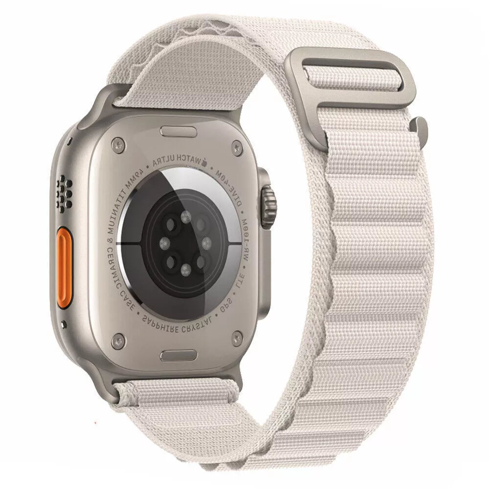 Compatible Alpine Loop Nylon Sport Strap for Apple Watch Series 10, 9, 8, 7, 6 & Ultra 2 – 44/46/49mm