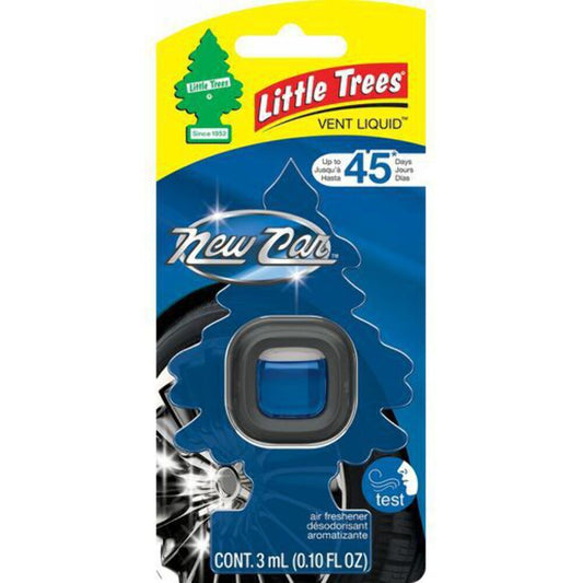 Little Trees Vent Liquid Air Freshener 3ml – New Car Scent | Clip-On Car Vent