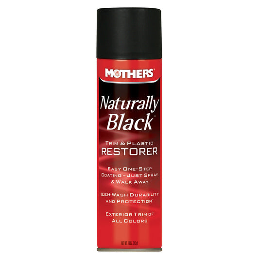 Mothers Naturally Black Trim & Plastic Restorer 283g Aerosol