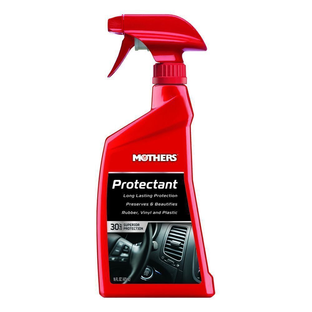 Mothers Protectant 473ml Rubber Vinyl Plastic UV Care Interior Exterior